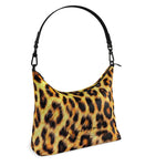 Leopard Skin Pattern Square Hobo Bag