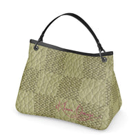 Checkered Apple Green Talbot Slouch Bag