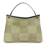 Checkered Apple Green Talbot Slouch Bag