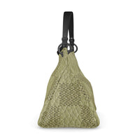 Checkered Apple Green Talbot Slouch Bag