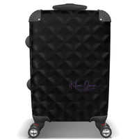 Black Diamond Pattern Suitcase