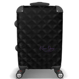 Black Diamond Pattern Suitcase