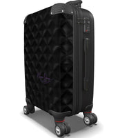 Black Diamond Pattern Suitcase