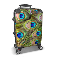 Exotic Peacock Pattern Suitcase