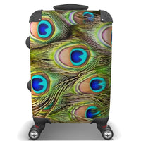 Exotic Peacock Pattern Suitcase