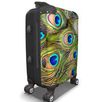 Exotic Peacock Pattern Suitcase