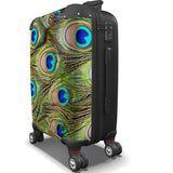 Exotic Peacock Pattern Suitcase