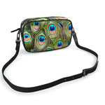 Exotic Peacock Pattern Leather Camera Bag